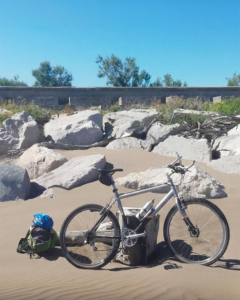 Pedalando tra mare e laguna di Venezia